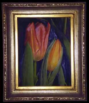 Tulips - Oil on Canvas - Vicki Dodge
